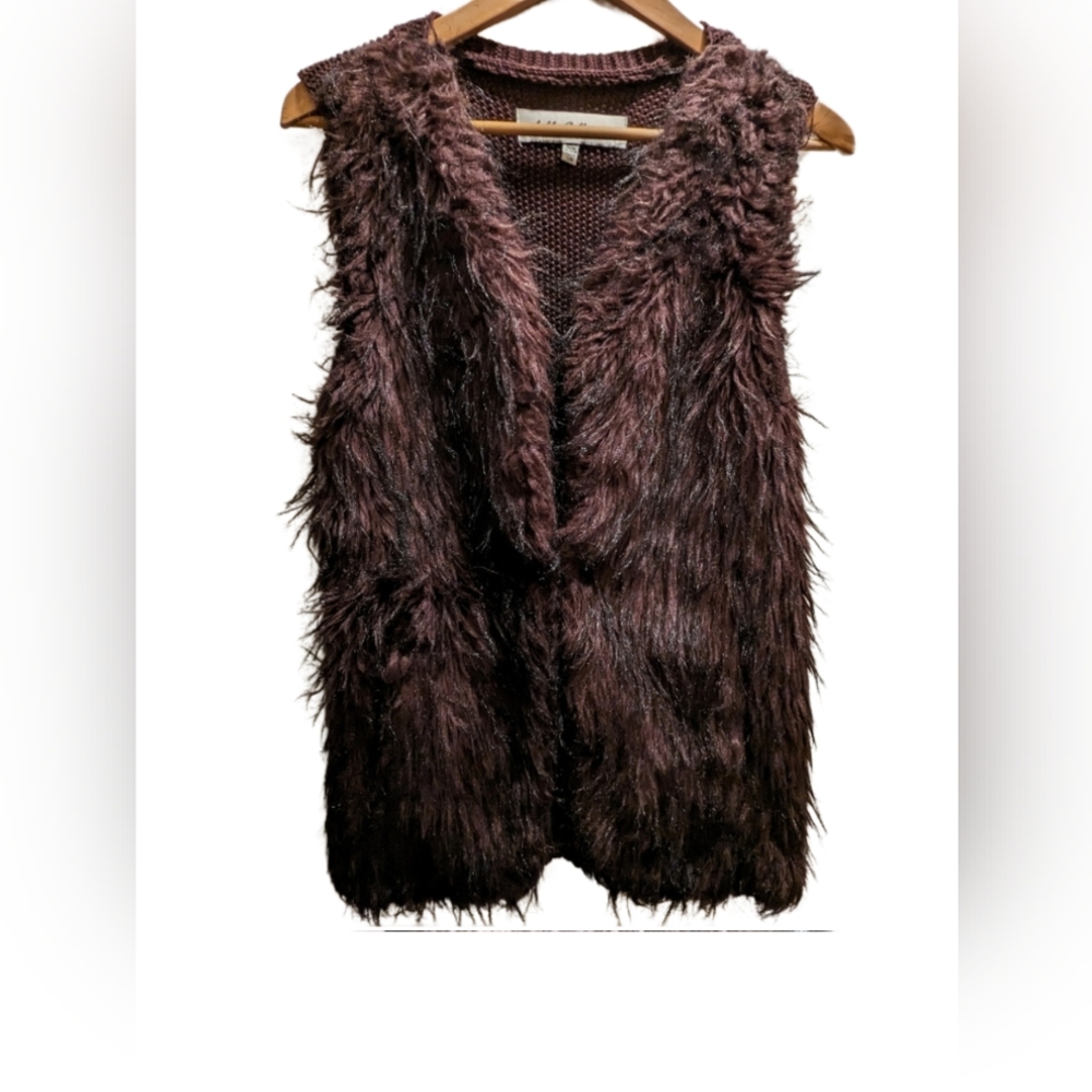 Faux Fur Vest, Great length, Casual or dressy